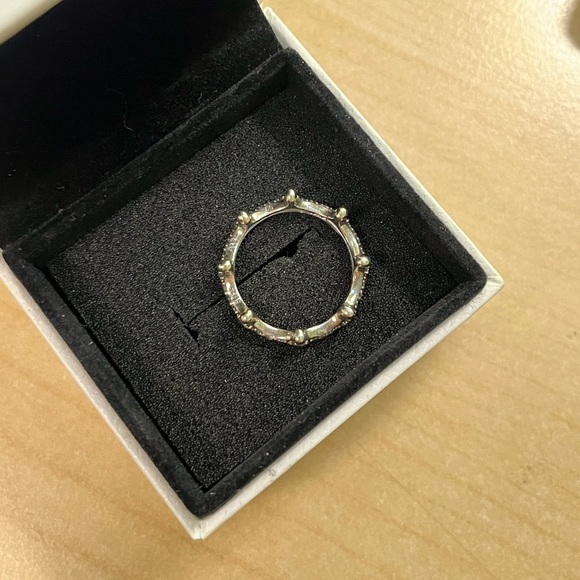 Pandora Clear Sparkling Crown Ring - Silver - Picture 6 of 8